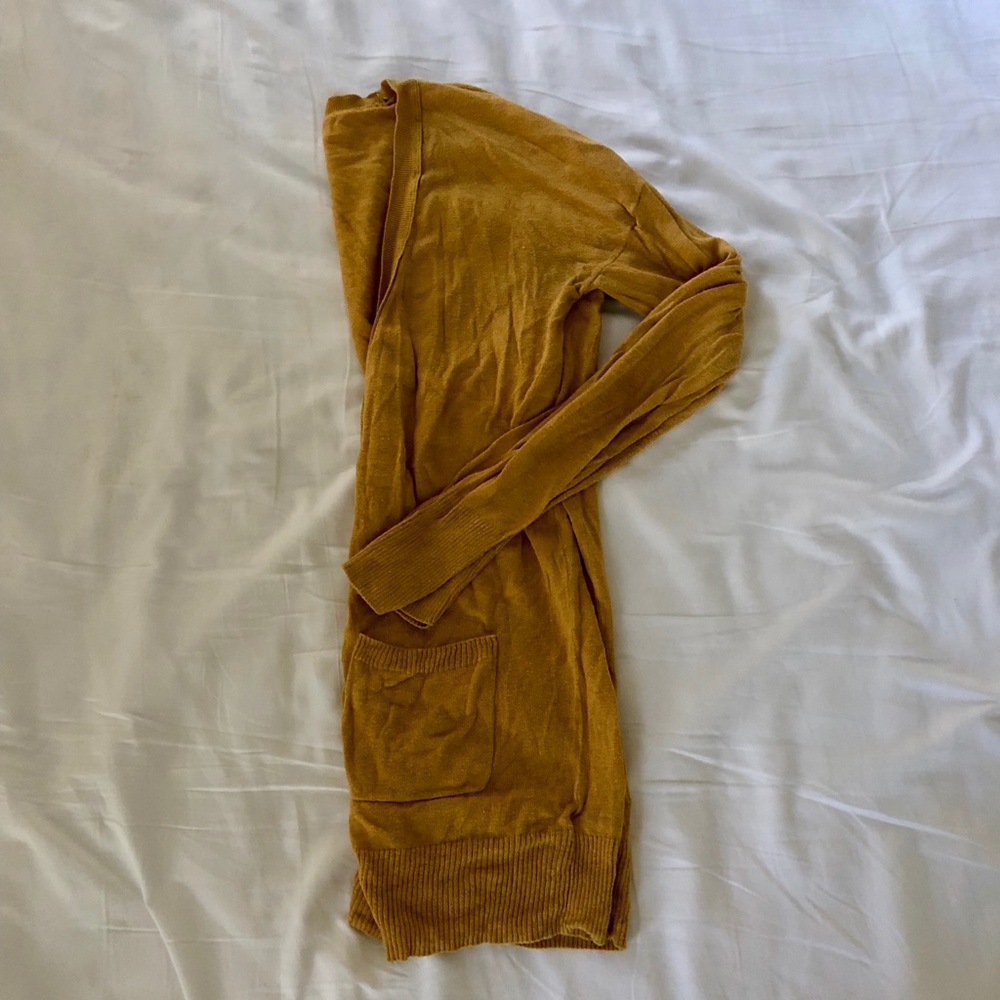 Mossimo Supply Co. Mustard Cardigan
